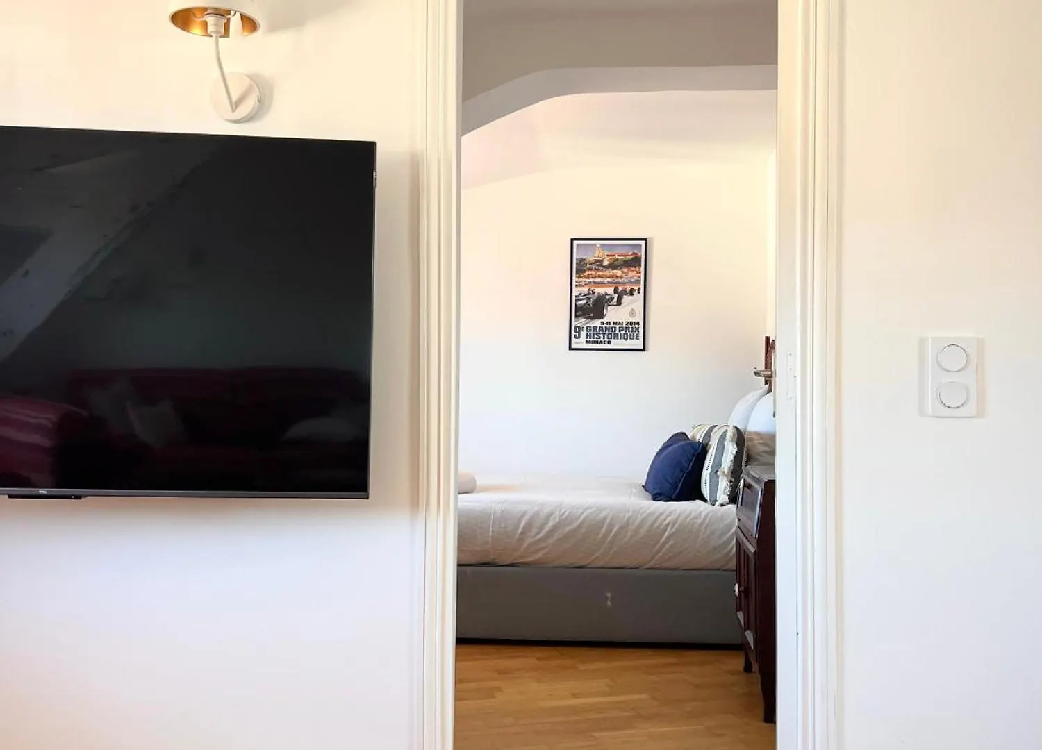 Charming Peaceful Haven In The Golden Square, Air-Conditioned Nizza Apartman